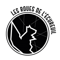 Logo d'un monteur de roue appelé l'écureuil